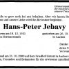 Jebavy Hans Peter 1931-2000 Todesanzeige